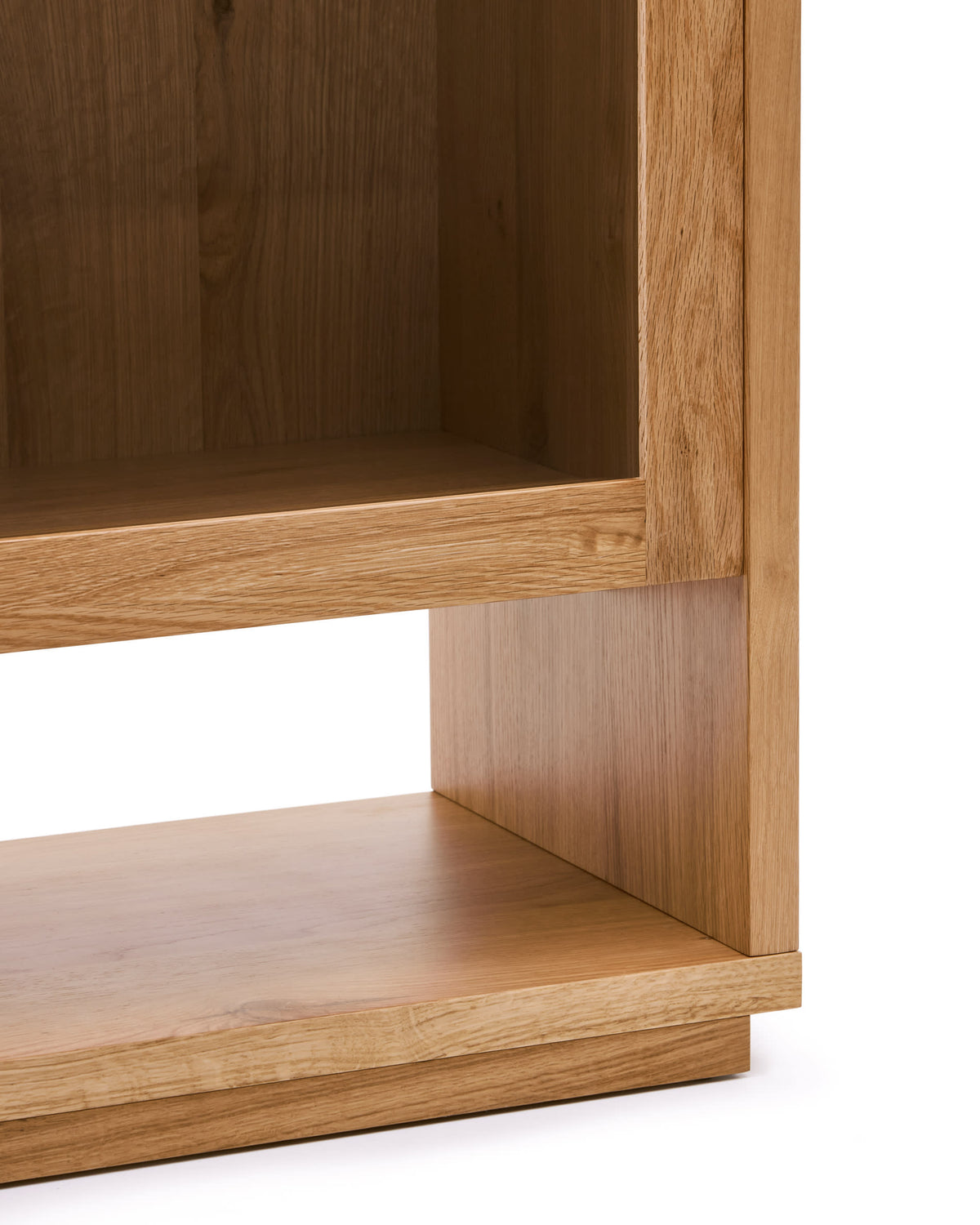 Japandi Vitrine Alguema – Eichenfurnier, Natur, 100 × 185 cm – weitere Ansicht