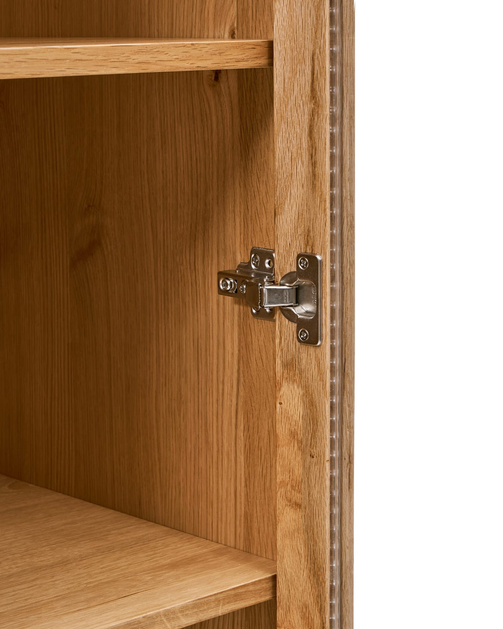 Japandi Vitrine Alguema – Eichenfurnier, Natur, 100 × 185 cm – weitere Ansicht