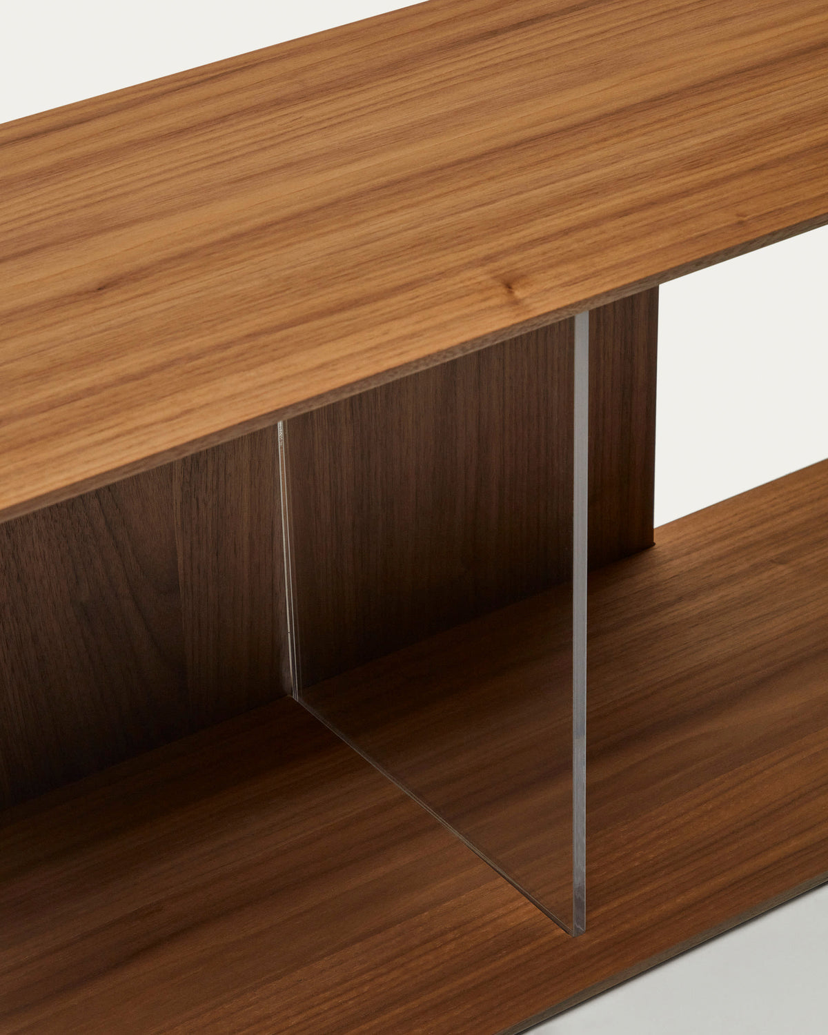 Japandi Regal Litto – Holzwerkstoff, Braun, 101 × 38 cm – weitere Ansicht