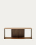 Japandi Regal Litto – Holzwerkstoff, Braun, 101 × 38 cm – Produktansicht