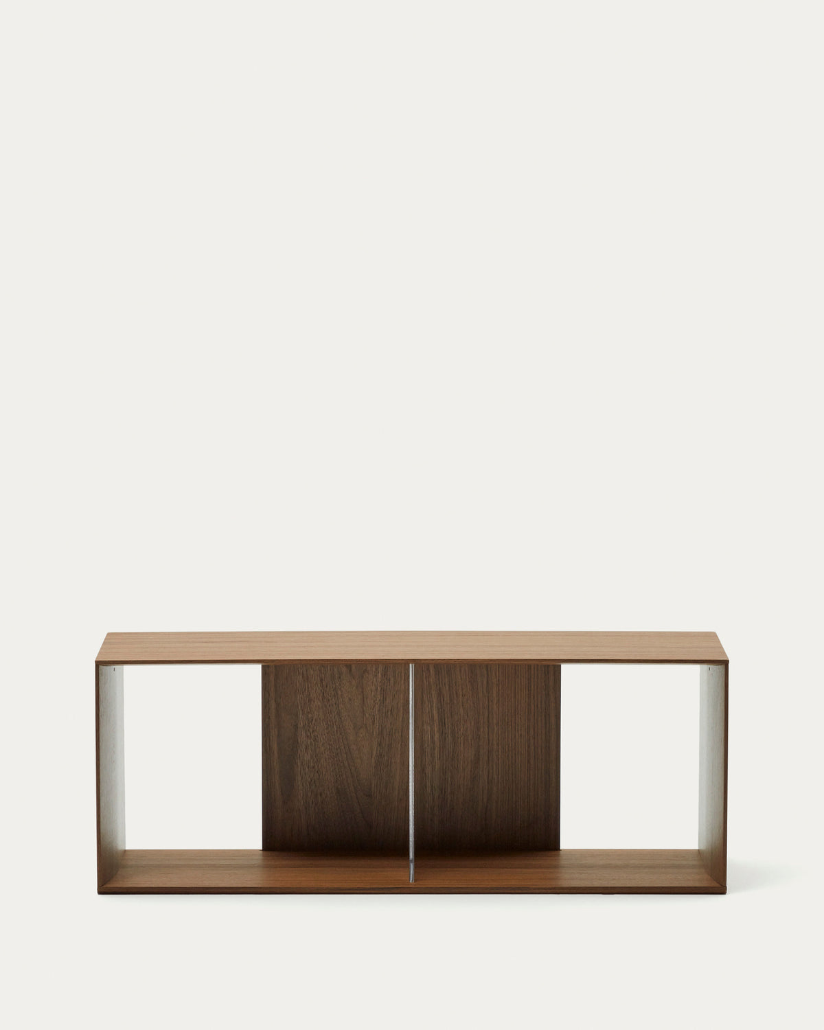 Japandi Regal Litto – Holzwerkstoff, Braun, 101 × 38 cm – Produktansicht