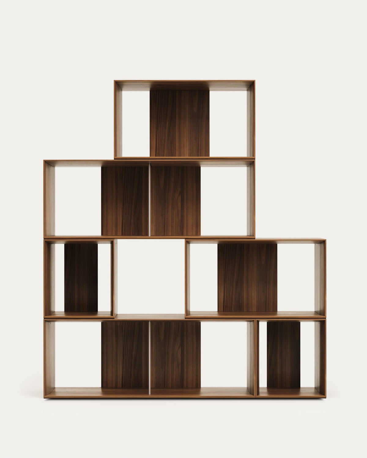 Japandi Regal Litto – Holzwerkstoff, Braun, 101 × 152 cm – weitere Ansicht