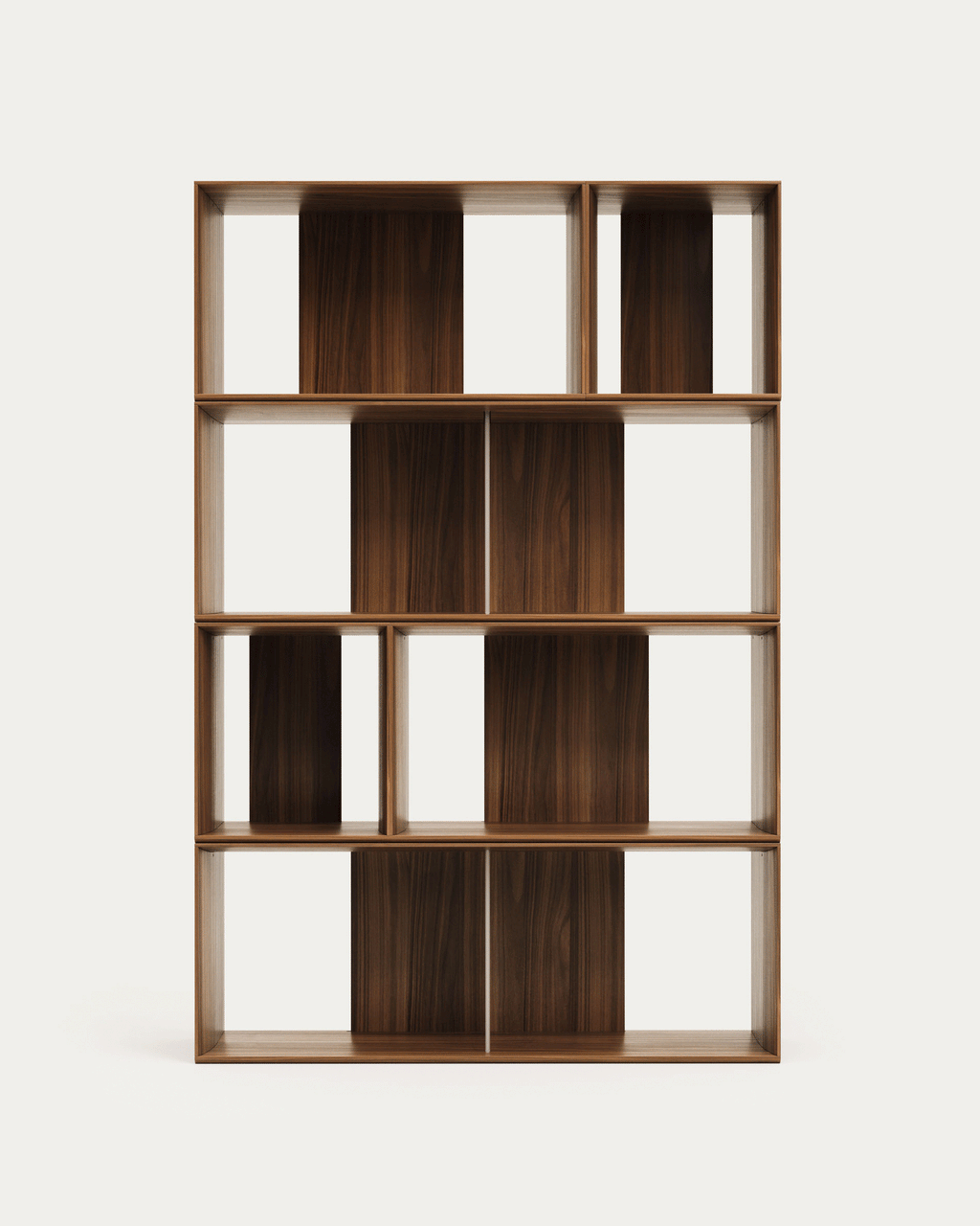 Japandi Regal Litto – Holzwerkstoff, Braun, 101 × 152 cm – weitere Ansicht