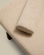 Japandi Chaiselongue Topaz – Chenille, Beige, 200 cm – weitere Ansicht