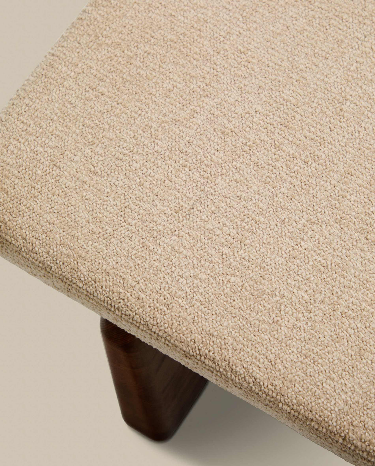 Japandi Chaiselongue Topaz – Chenille, Beige, 200 cm – weitere Ansicht