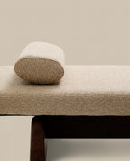 Japandi Chaiselongue Topaz – Chenille, Beige, 200 cm – weitere Ansicht