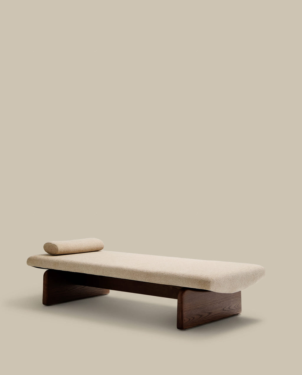 Japandi Chaiselongue Topaz – Chenille, Beige, 200 cm – weitere Ansicht