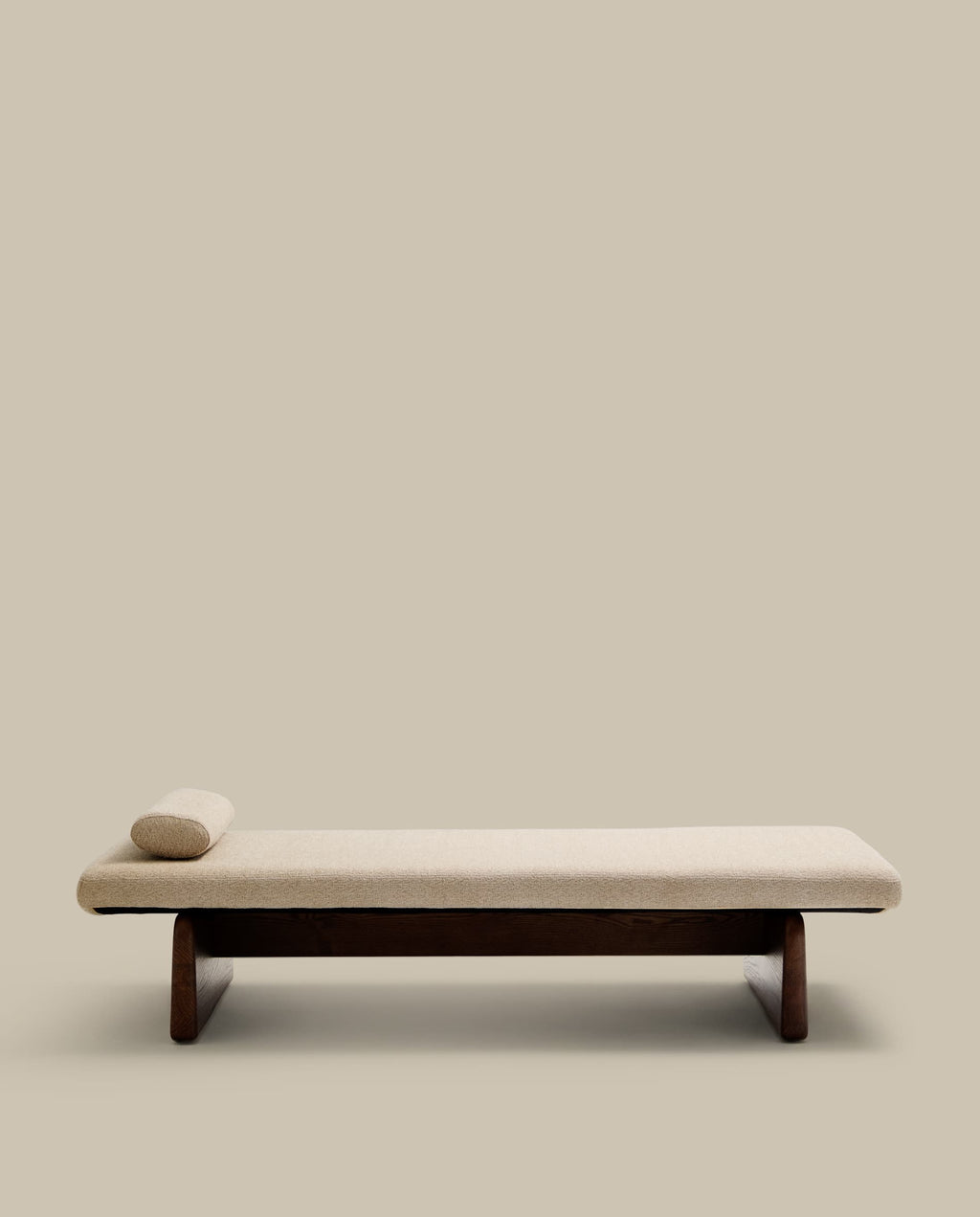 Japandi Chaiselongue Topaz – Chenille, Beige, 200 cm – weitere Ansicht