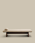 Japandi Chaiselongue Topaz – Chenille, Beige, 200 cm – weitere Ansicht