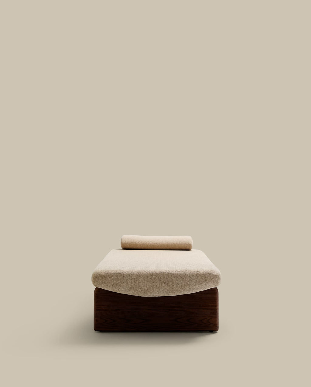 Japandi Chaiselongue Topaz – Chenille, Beige, 200 cm – weitere Ansicht