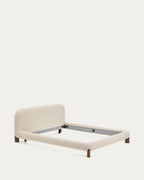 Japandi Bett Odina – Esche, Ecru, 160 × 200 cm – weitere Ansicht