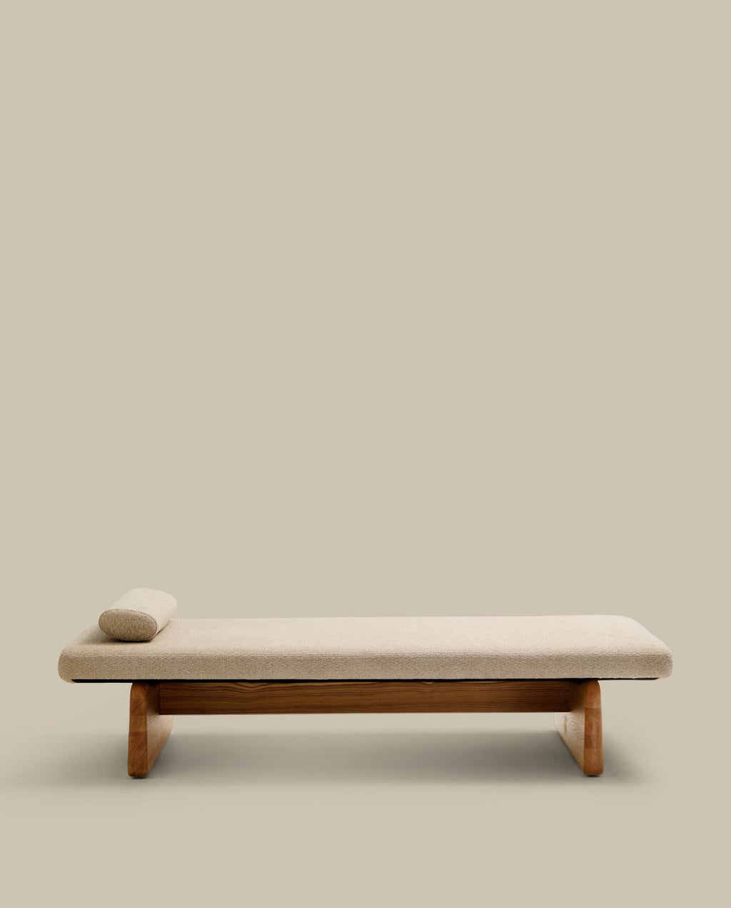 Japandi Daybed Topaz – Chenille, Beige, 200 cm – weitere Ansicht