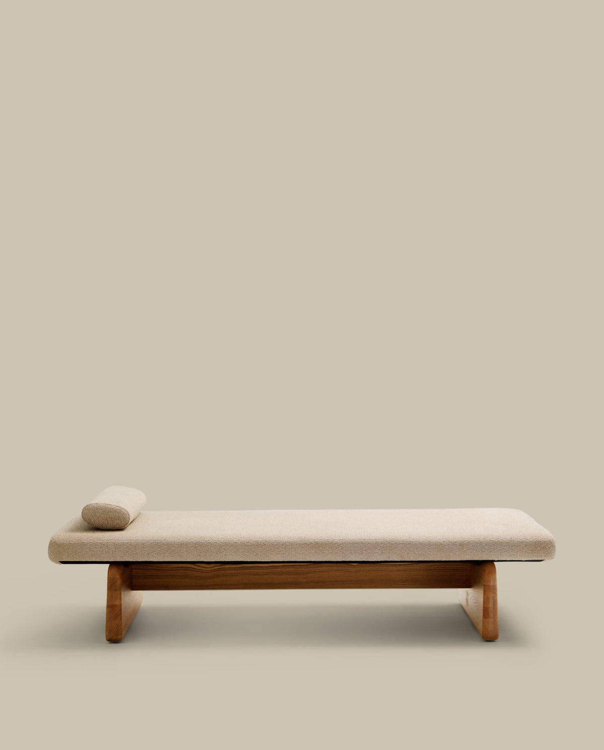 Japandi Daybed Topaz – Chenille, Beige, 200 cm – weitere Ansicht