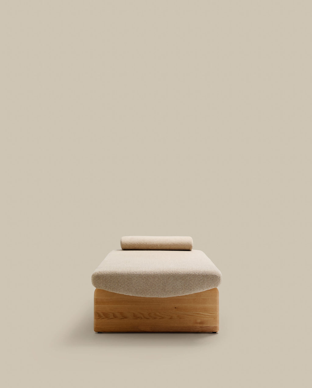 Japandi Daybed Topaz – Chenille, Beige, 200 cm – weitere Ansicht