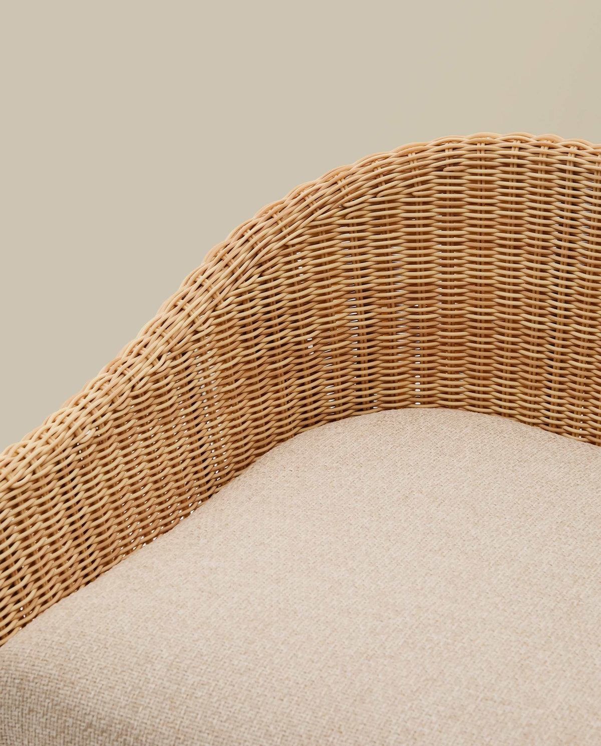 Japandi Hocker Galea – Teakholz, Beige, 65 cm – weitere Ansicht