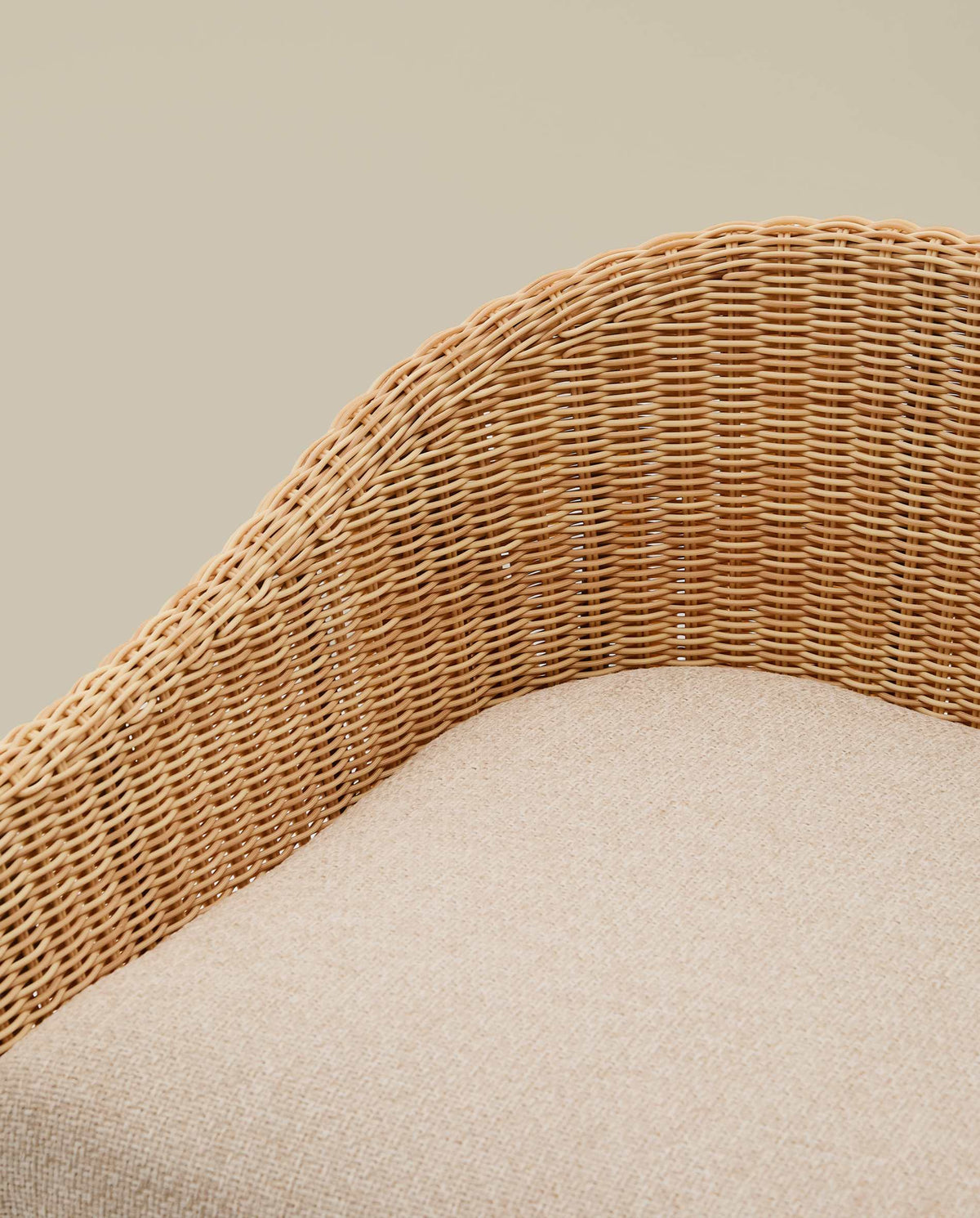 Japandi Hocker Galea – Teakholz, Beige, 75 cm – weitere Ansicht