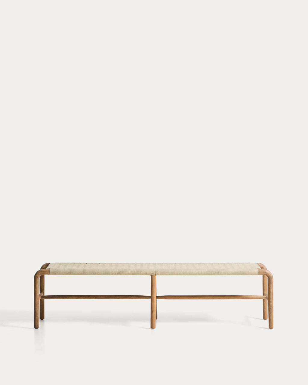 Japandi Bank Alipa – Akazie, Ecru, 180 cm – Produktansicht