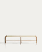Japandi Bank Alipa – Akazie, Ecru, 180 cm – Produktansicht