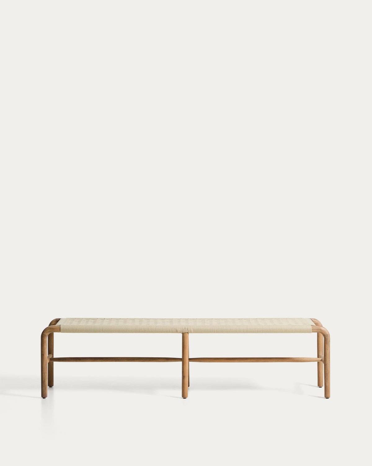 Japandi Bank Alipa – Akazie, Ecru, 180 cm – Produktansicht