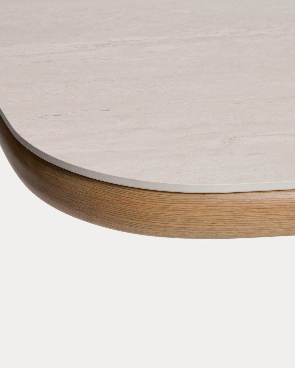 Japandi Esstisch Mirtia – Keramik, Ecru, 240 × 110 cm – weitere Ansicht