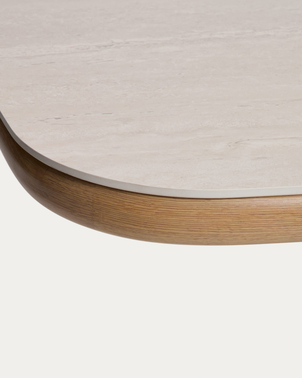 Japandi Esstisch Mirtia – Keramik, Ecru, 240 × 110 cm – weitere Ansicht