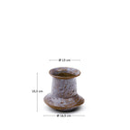 Japandi Vase Olaris – Keramik, Braun, 16 cm – weitere Ansicht