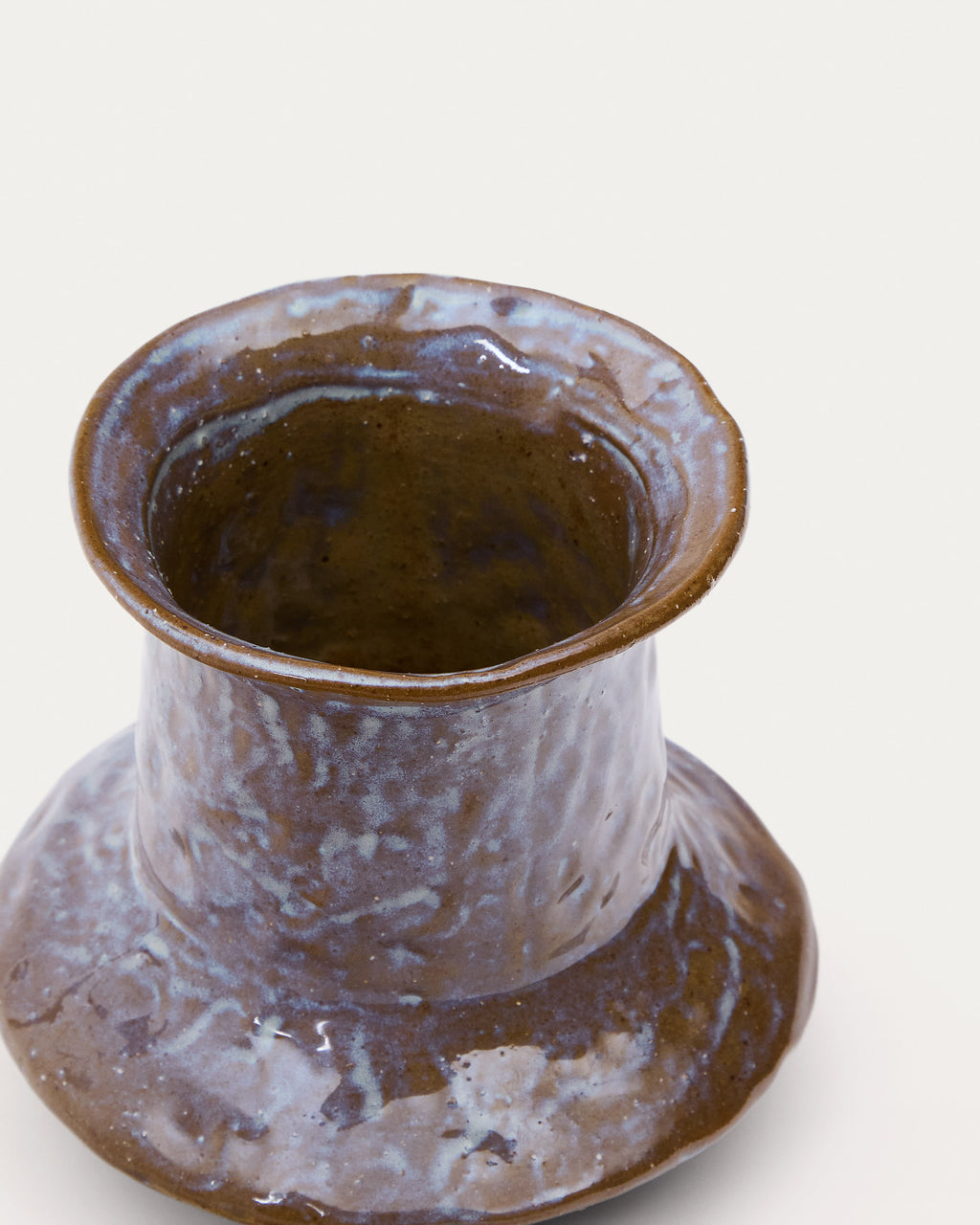 Japandi Vase Olaris – Keramik, Braun, 16 cm – weitere Ansicht