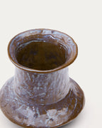 Japandi Vase Olaris – Keramik, Braun, 16 cm – weitere Ansicht