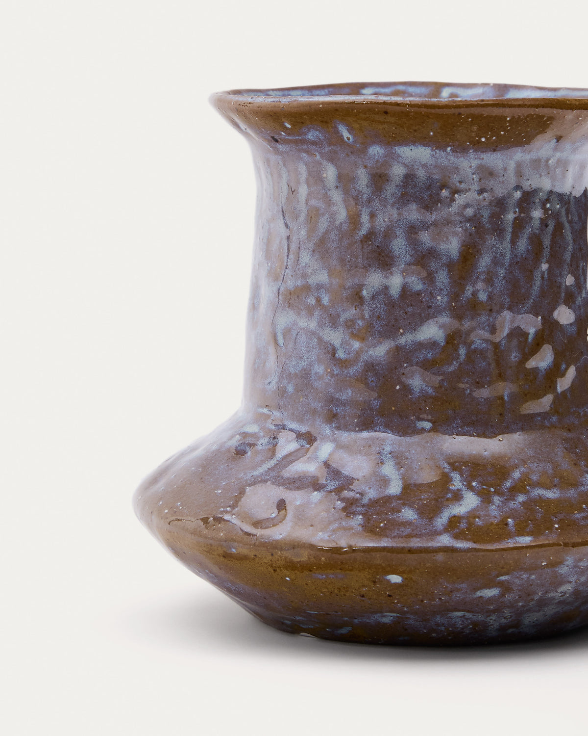 Japandi Vase Olaris – Keramik, Braun, 16 cm – weitere Ansicht