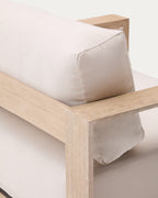 Japandi Sessel Ambra – Akazie, Beige – weitere Ansicht