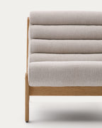 Japandi Sessel Magira – Eiche, Beige – weitere Ansicht