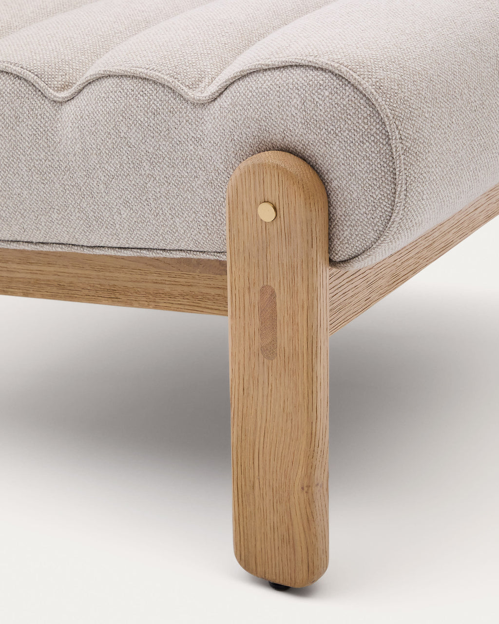 Japandi Sessel Magira – Eiche, Beige – weitere Ansicht