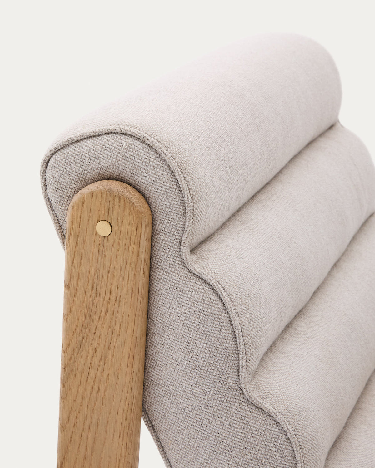 Japandi Sessel Magira – Eiche, Beige – weitere Ansicht