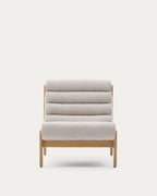Japandi Sessel Magira – Eiche, Beige – weitere Ansicht