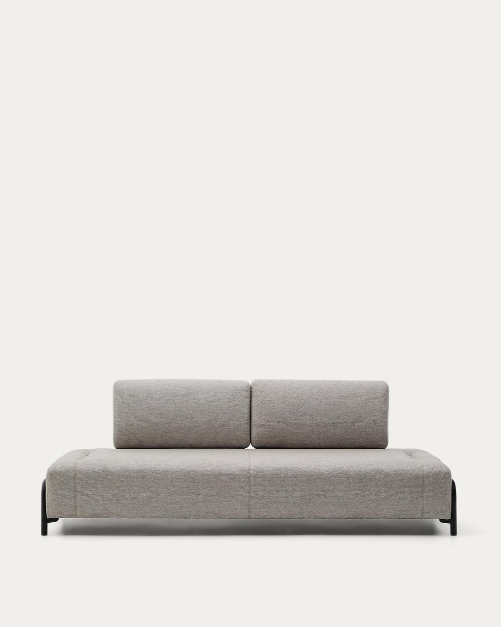 Japandi 3-Sitzer-Sofamodul Compo – Beigegrau, 232 cm – Produktansicht