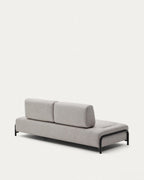 Japandi 3-Sitzer-Sofamodul Compo – Beigegrau, 232 cm – weitere Ansicht