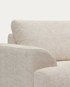 Japandi 2-Sitzer-Sofa Karin – Chenille, Beige, 210 cm – weitere Ansicht