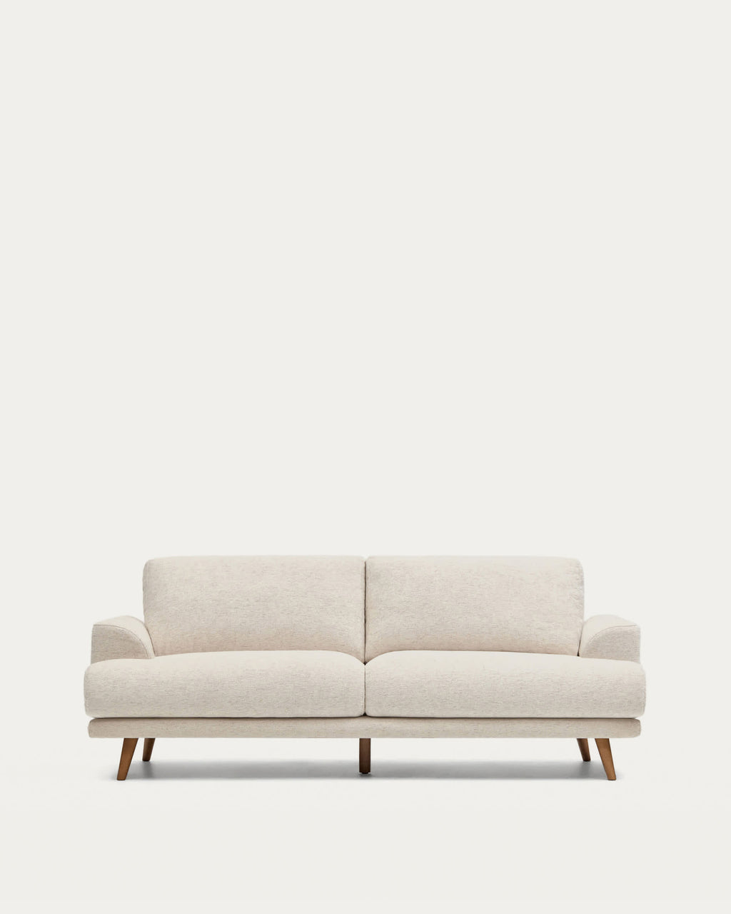 Japandi 2-Sitzer-Sofa Karin – Chenille, Beige, 210 cm – Produktansicht