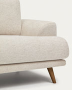 Japandi 3-Sitzer-Sofa Karin – Beige, 231 cm – weitere Ansicht