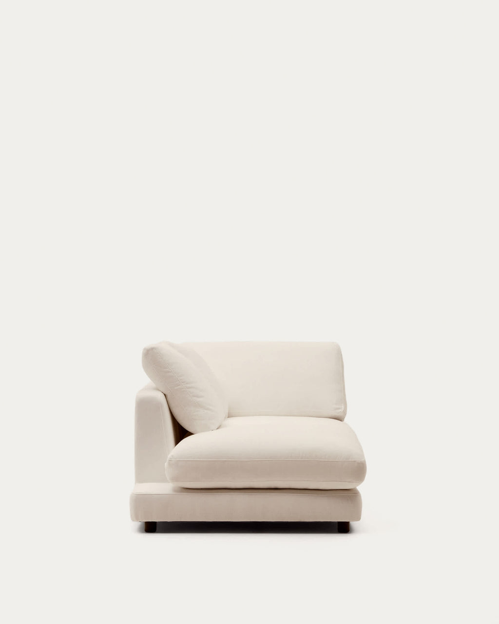 Japandi Chaiselongue Gala links – Chenille, Beige, 193 × 105 cm – weitere Ansicht