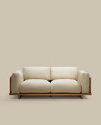 Japandi 3-Sitzer-Sofa Oaq – Beige, 225 cm – weitere Ansicht