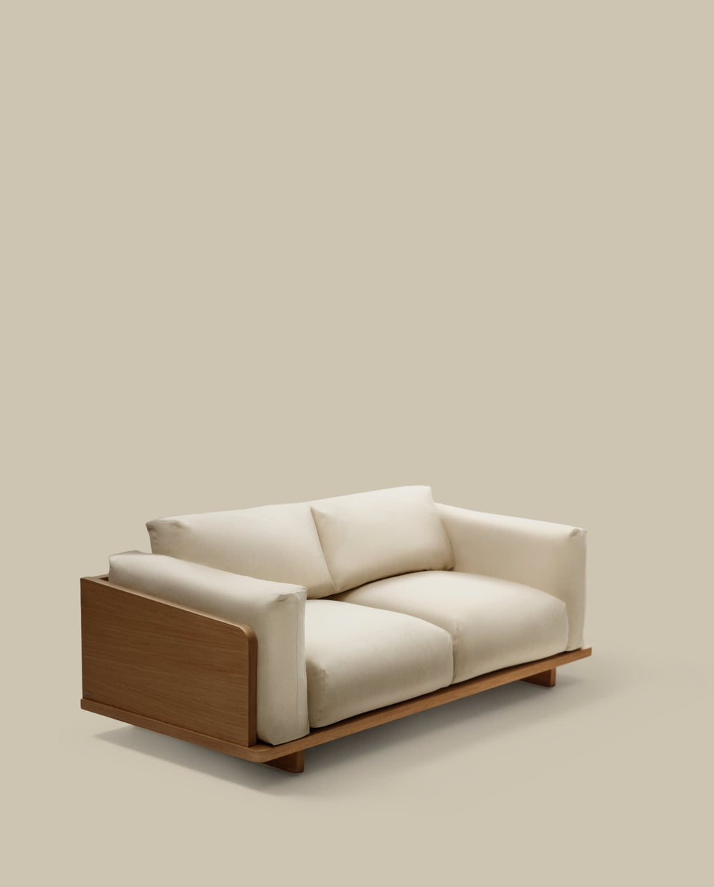 Japandi 3-Sitzer-Sofa Oaq – Beige, 225 cm – weitere Ansicht