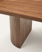Japandi Esstisch Nealy – Holzwerkstoff, Braun, 200 × 100 cm – weitere Ansicht