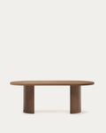 Japandi Esstisch Nealy – Holzwerkstoff, Braun, 200 × 100 cm – Produktansicht