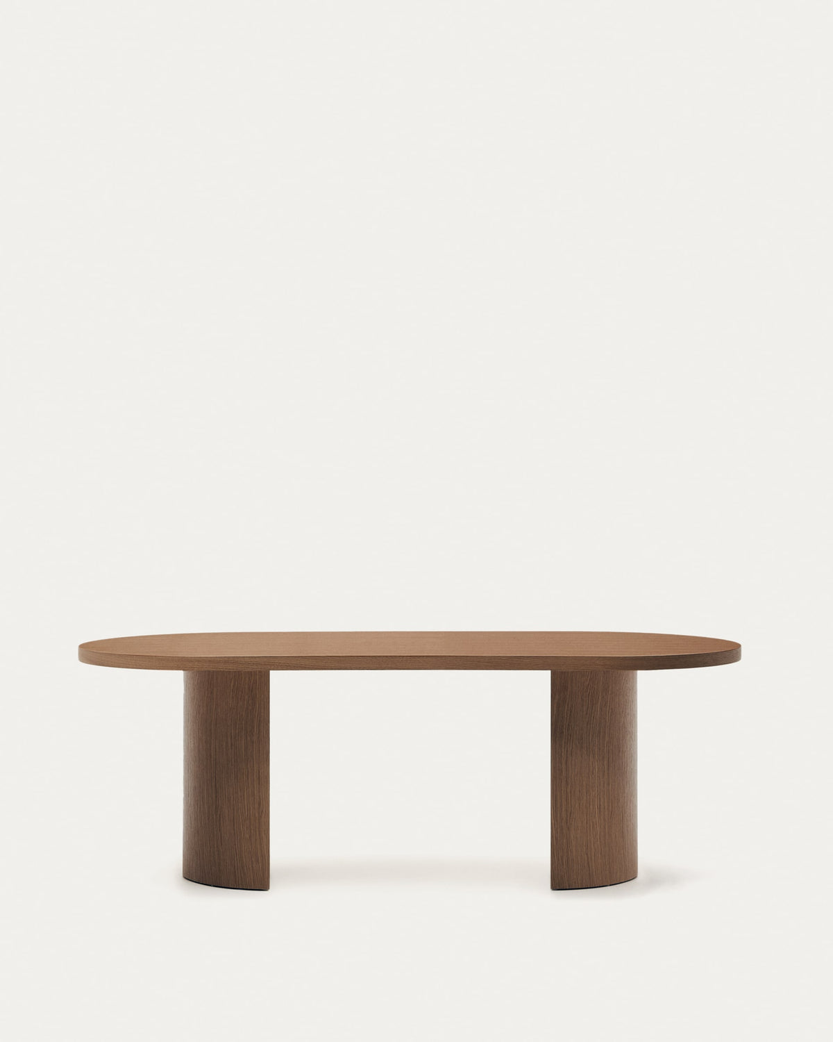 Japandi Esstisch Nealy – Holzwerkstoff, Braun, 200 × 100 cm – Produktansicht