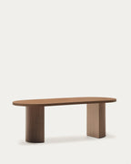Japandi Esstisch Nealy – Holzwerkstoff, Braun, 200 × 100 cm – weitere Ansicht