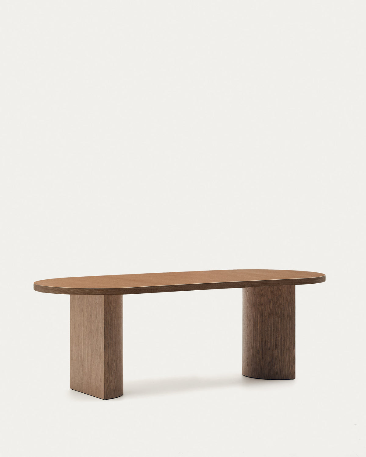 Japandi Esstisch Nealy – Holzwerkstoff, Braun, 200 × 100 cm – weitere Ansicht