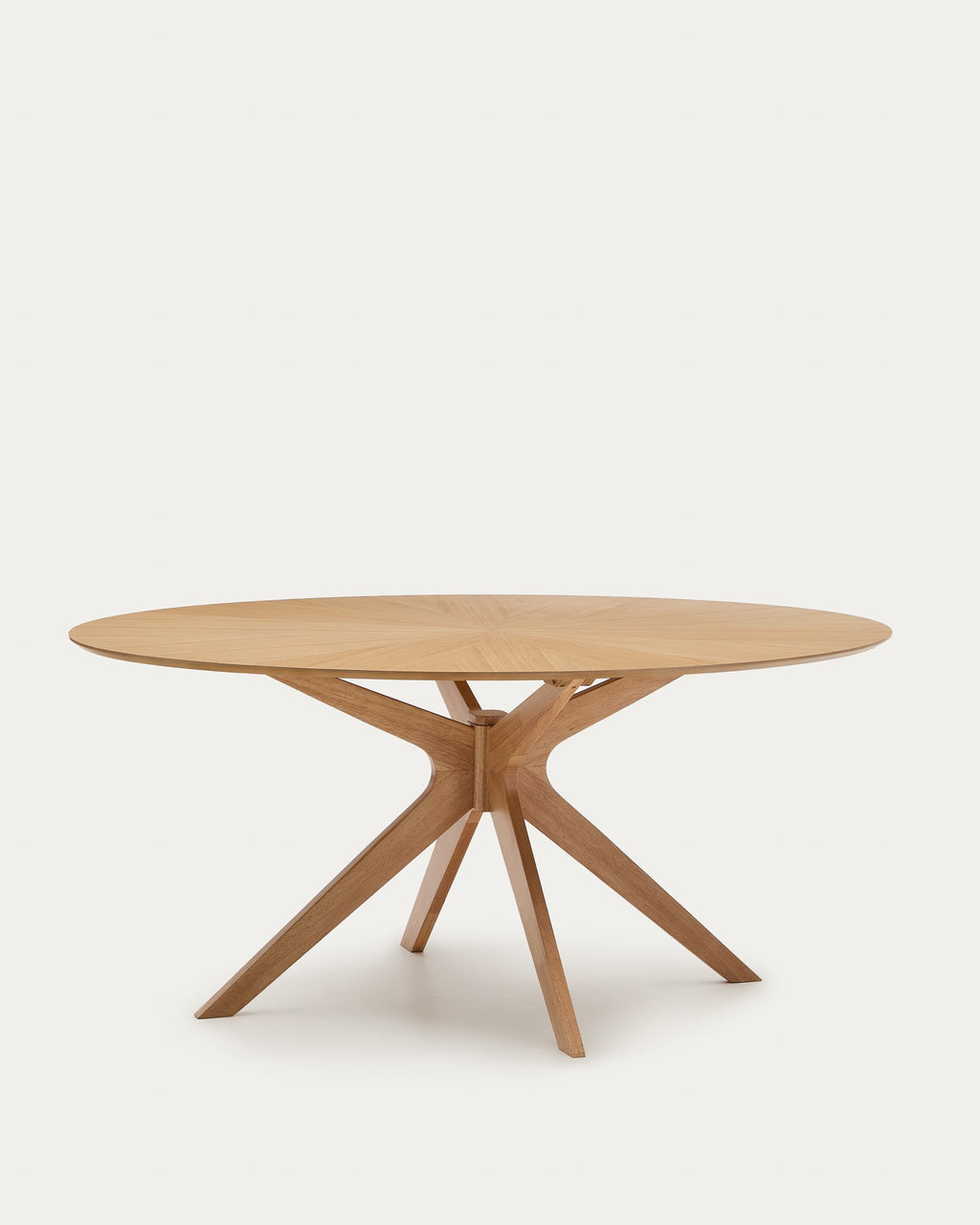 Japandi Esstisch Naanim – Eichenfurnier, Braun, 180 × 110 cm – weitere Ansicht