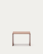 Japandi Beistelltisch Litto – Walnussfurnier, Braun, 55 × 40 cm – weitere Ansicht