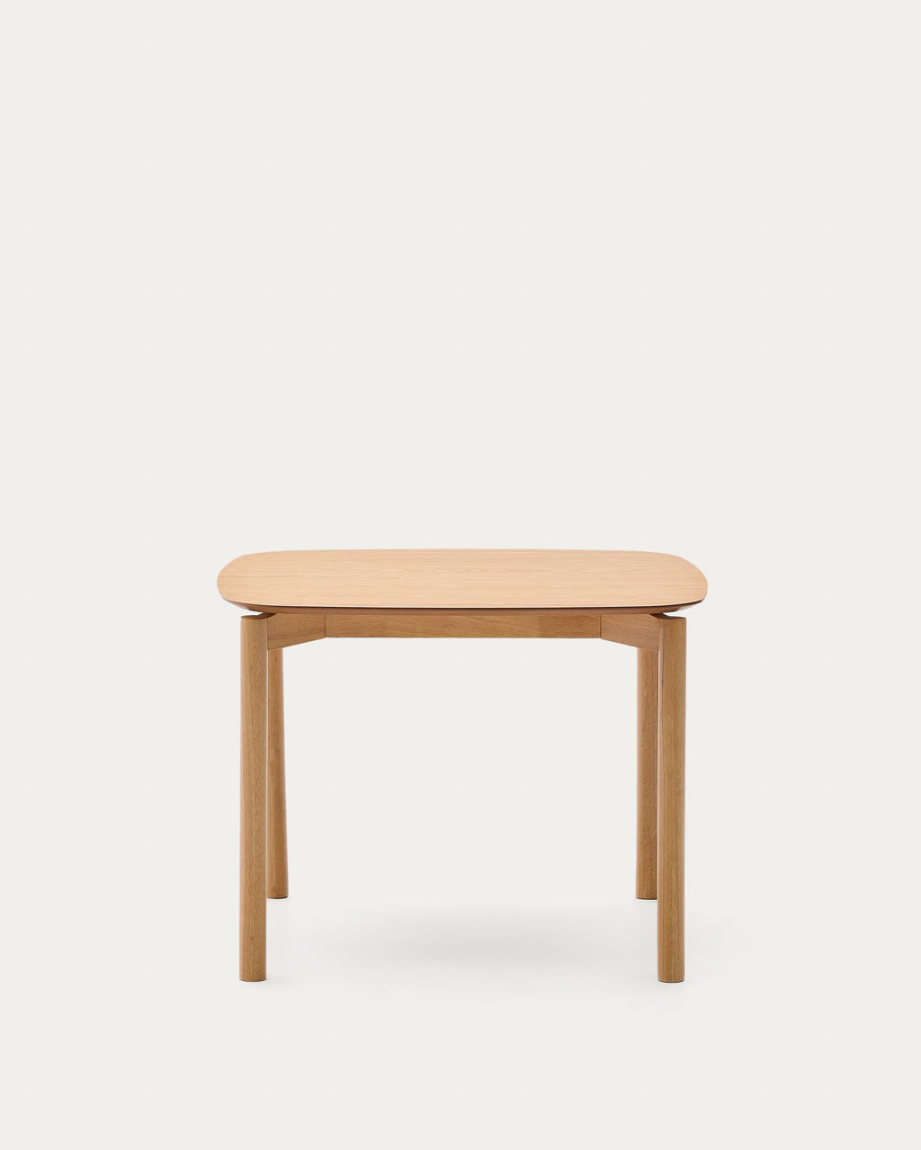 Japandi Beistelltisch Quadra – Holzwerkstoff, Natur, 100 × 100 cm – Produktansicht
